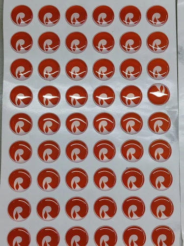 Epoxy Dome Sticker